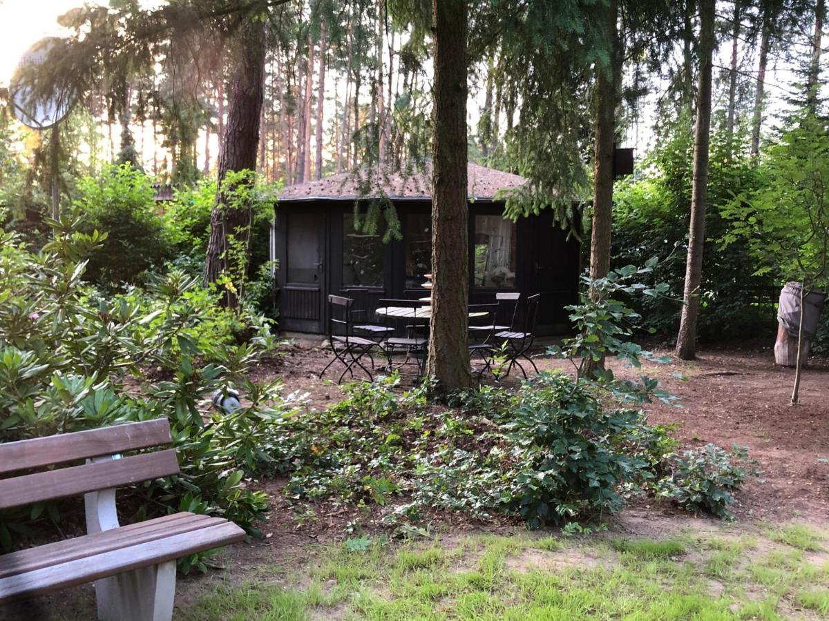 Ferienhaus Reetdach 1300Qm Privatgrundstueck Bootssteg Sauna Templin Luebbesee Uckermark Erholung Pur Seenplatte Petersdorf  Экстерьер фото